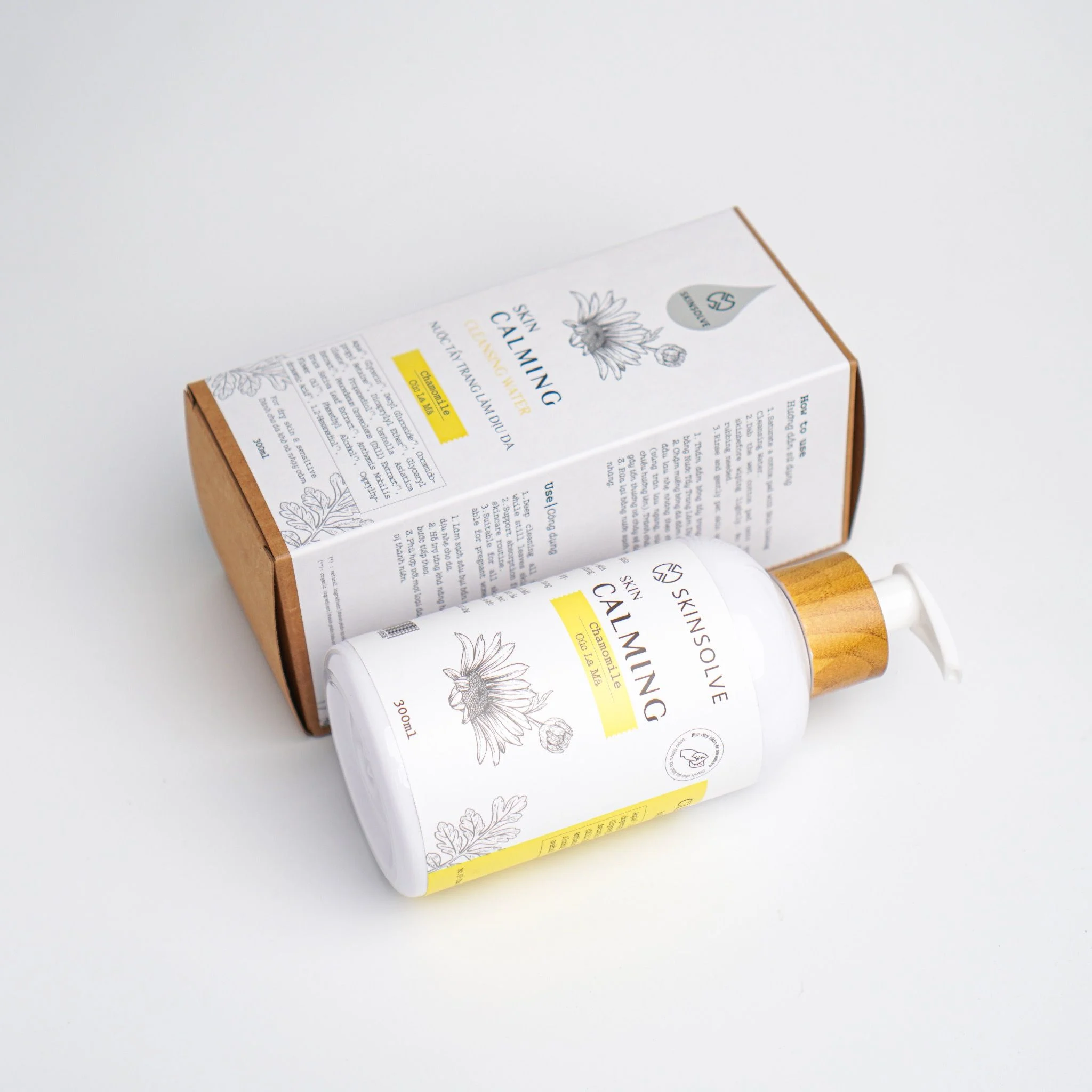 Nước tẩy trang Cúc La Mã làm sạch dịu nhẹ 300ml - Skin Calming Cleansing Water (Chamomile) - Image 5