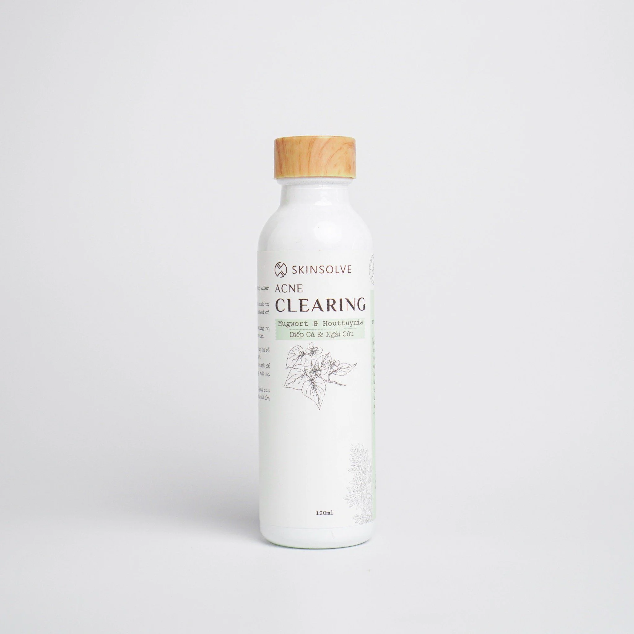 Dung dịch cân bằng độ ẩm giảm viêm, ngăn ngừa mụn từ Diếp Cá & Ngải Cứu 120ml - Acne Clearing Toner (Houttuynia Cordata Extract) - Image 4