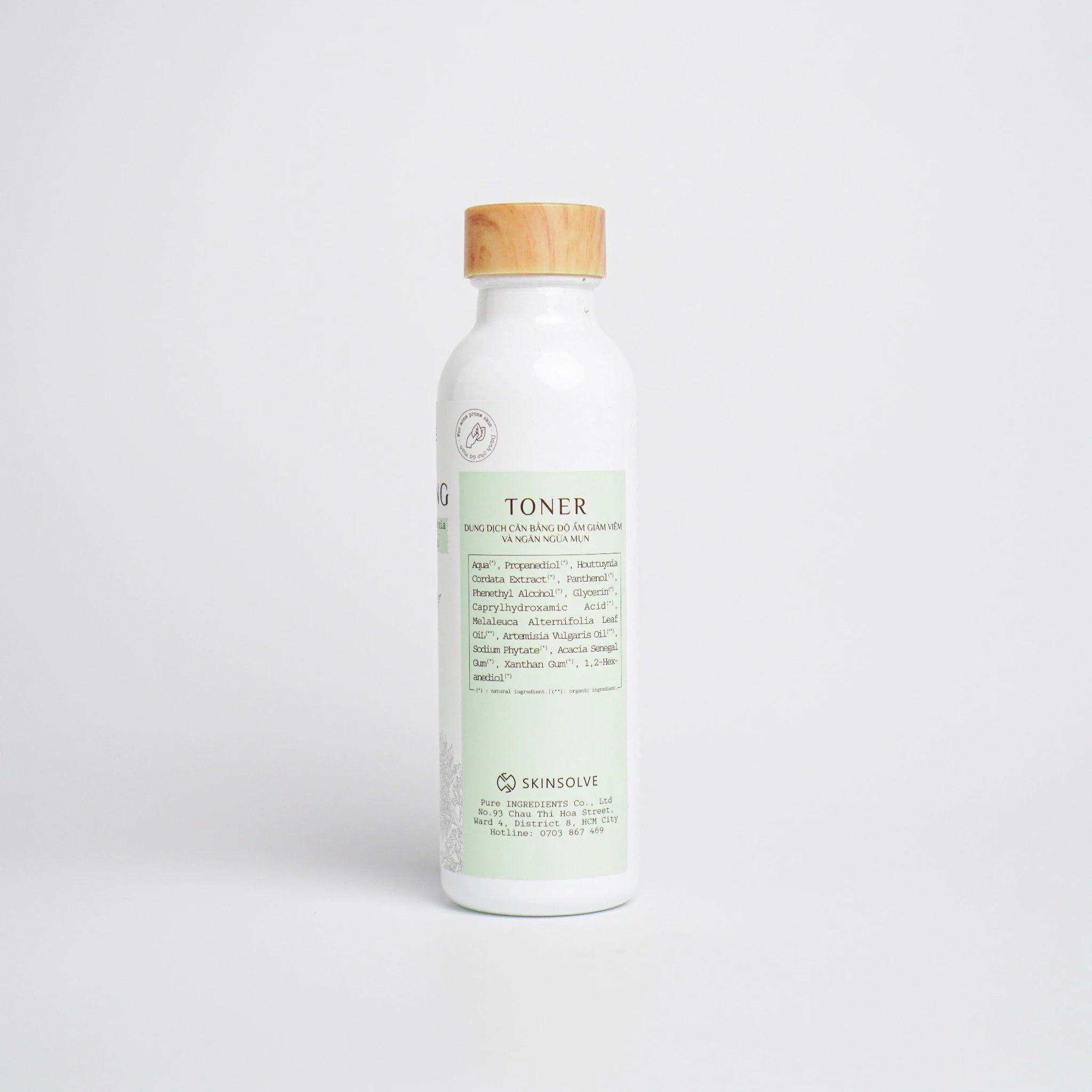 Dung dịch cân bằng độ ẩm giảm viêm, ngăn ngừa mụn từ Diếp Cá & Ngải Cứu 120ml - Acne Clearing Toner (Houttuynia Cordata Extract) - Image 3