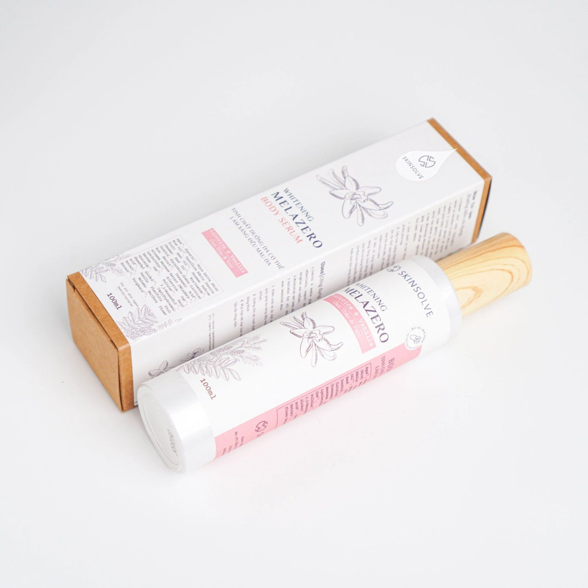 Tinh chất dưỡng thể làm sáng đều màu da 100ml - Melazero Whitening Body Serum - Image 2