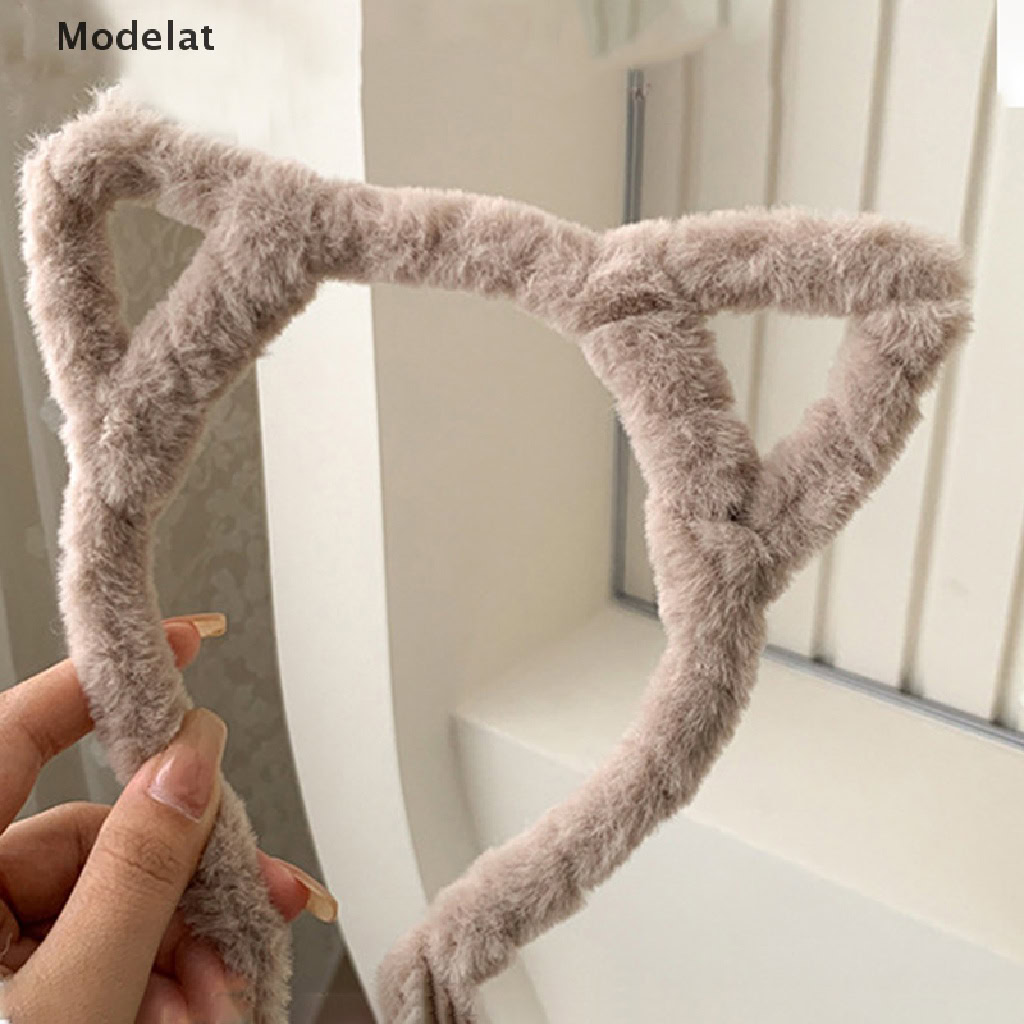 Băng đô tai thỏ lông nhung xinh xắn dễ thương - Image 4