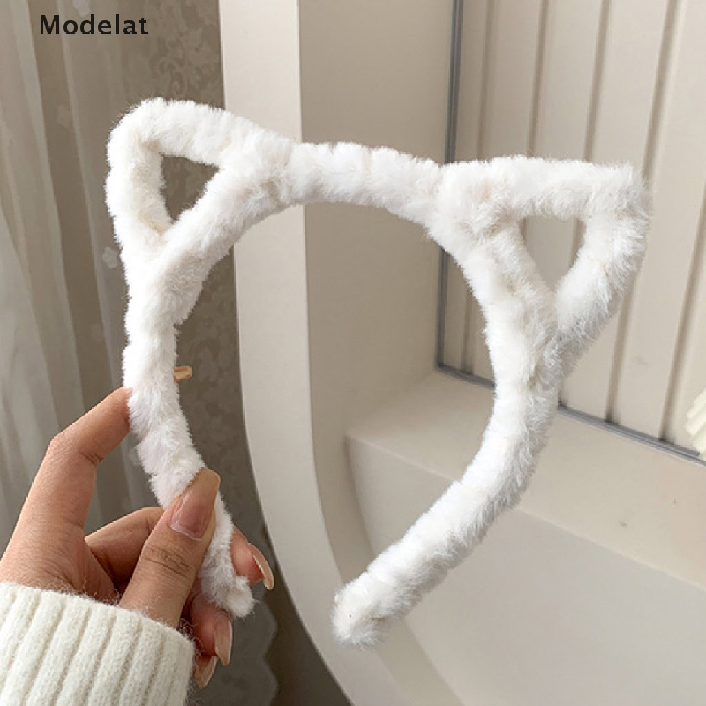 Băng đô tai thỏ lông nhung xinh xắn dễ thương - Image 2