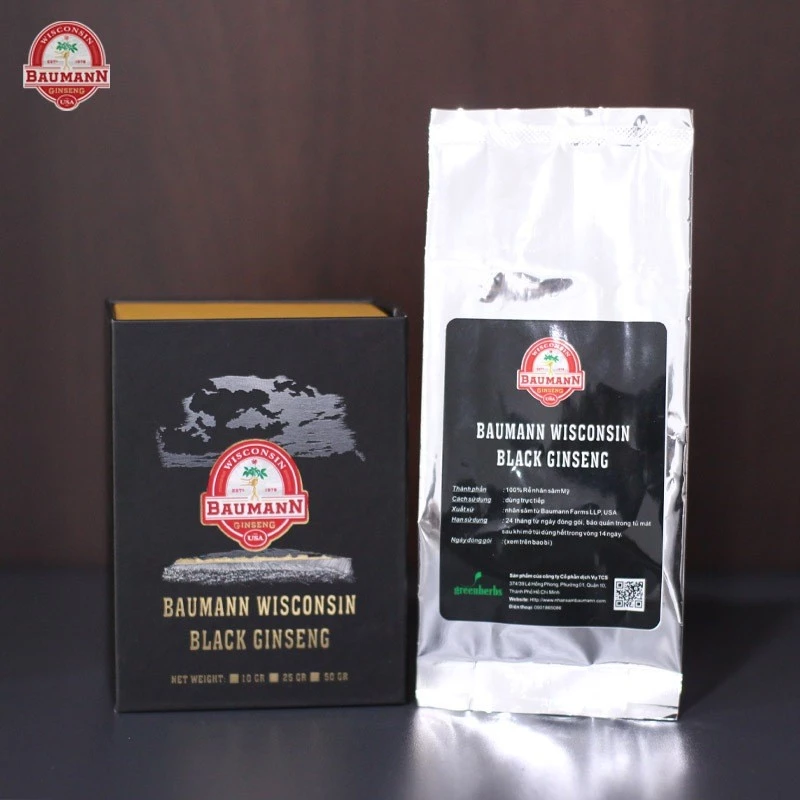 Nhân Sâm Đen Baumann Wisconsin Sâm Baumann Lên Men Tăng Cường Sinh Lực - Image 6