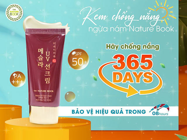 Kem Chống Nắng Ngừa Nám The Nature Book Hàn Quốc - Image 2