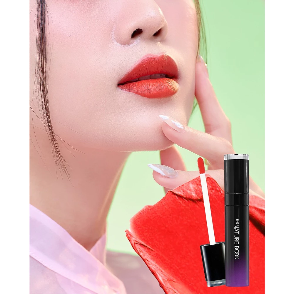 Son Tint #2 Apricot Rose Lover thuần chay không chì The Nature Book Hàn Quốc - Image 4