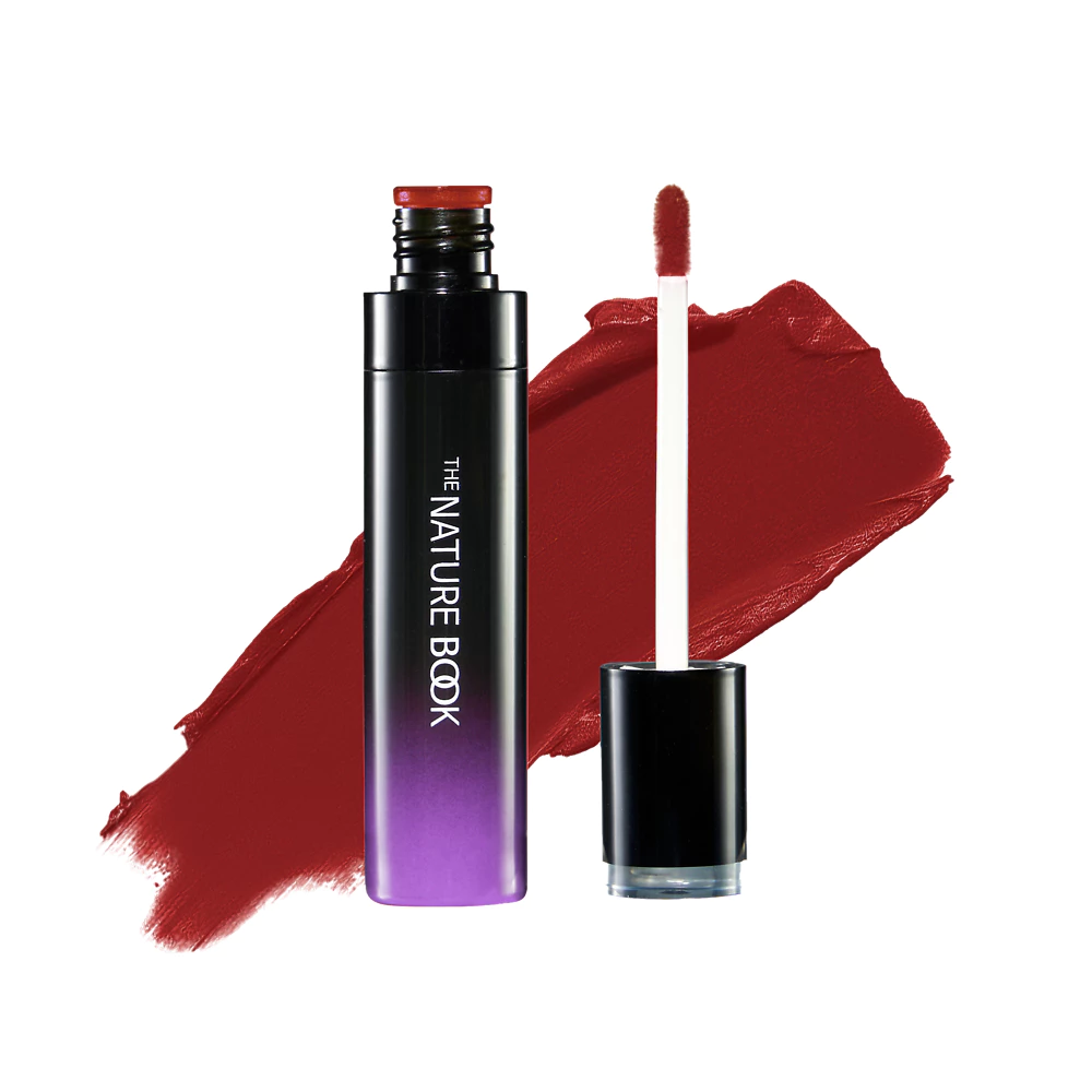 Son Tint #1 Rose Lover thuần chay không chì The Nature Book Hàn Quốc