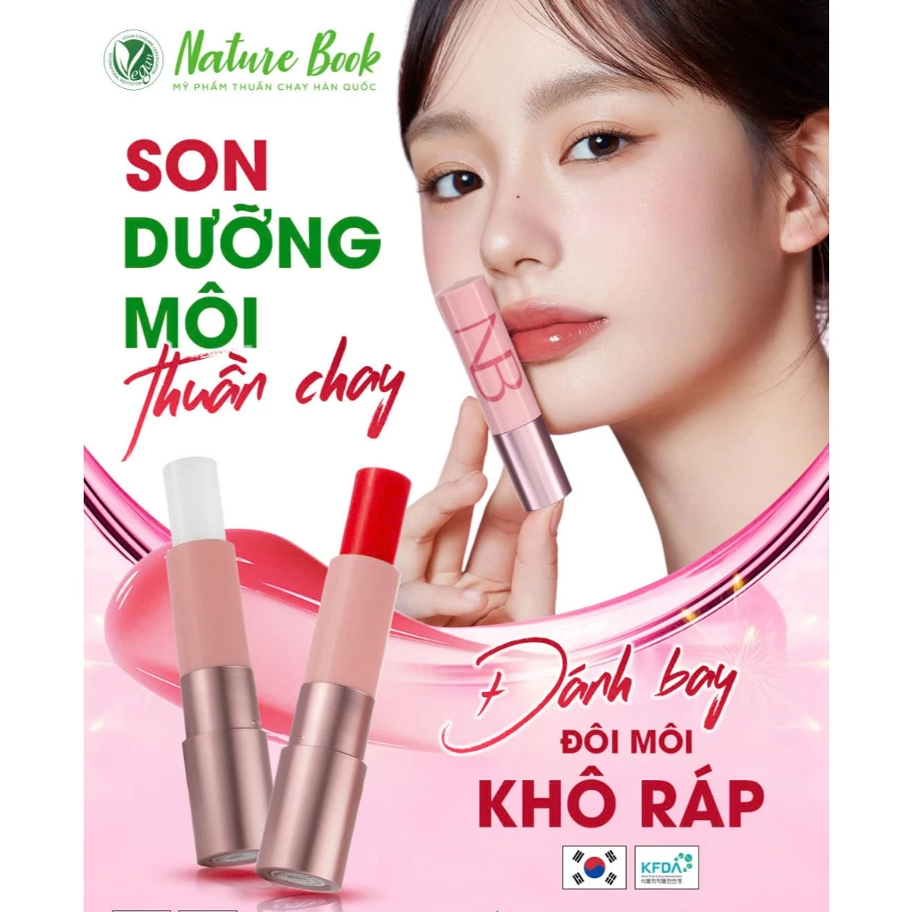 Son Dưỡng Môi The Nature Book Hàn Quốc Chính Hãng - Image 3