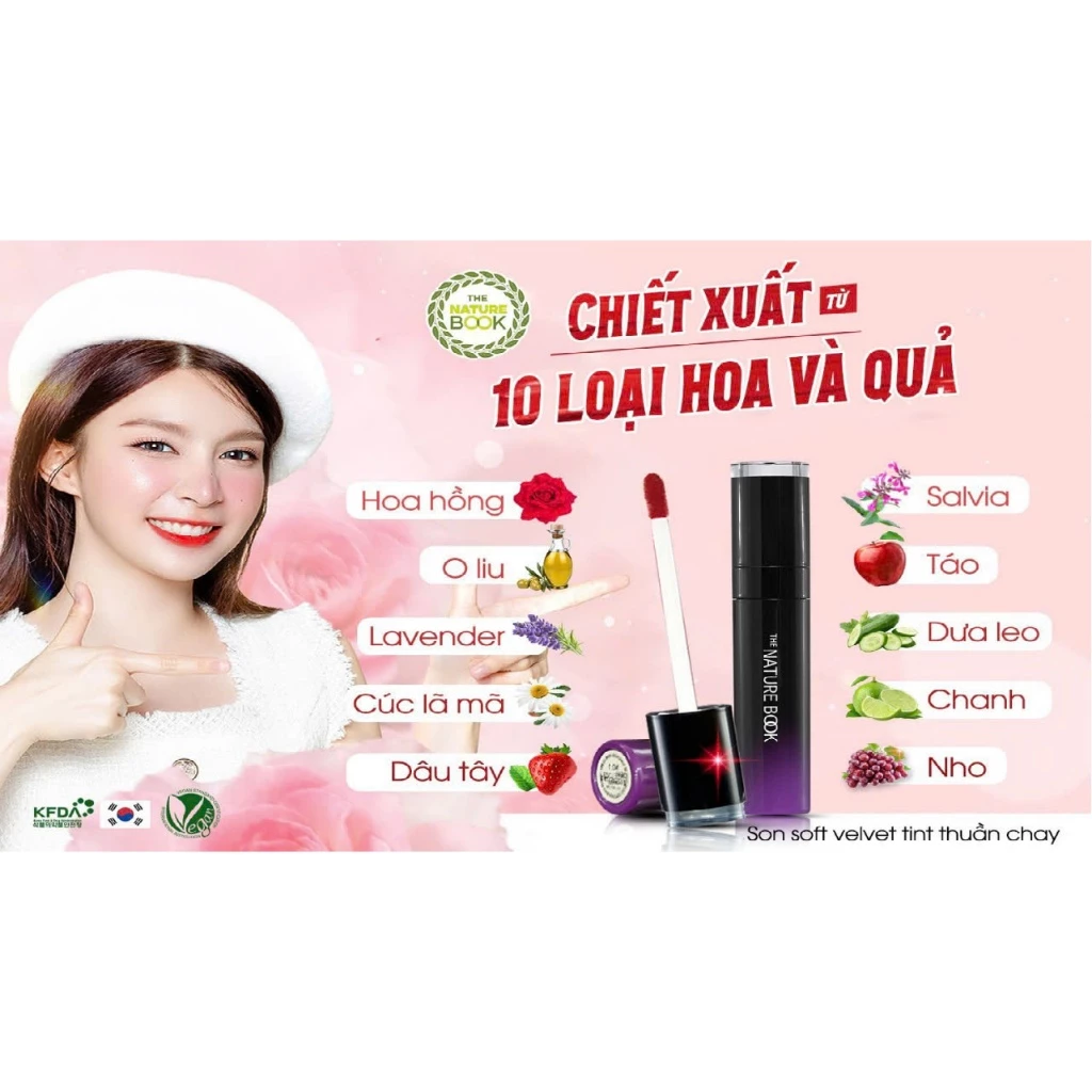 Son Dưỡng Môi The Nature Book Hàn Quốc Chính Hãng - Image 14