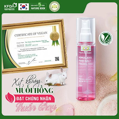 Xịt Khoáng Muối Hồng Himalaya The Nature Book Hàn Quốc - Image 4