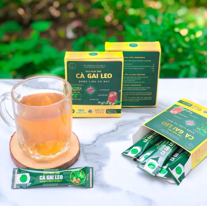 Trà hòa tan Cà Gai Leo kết hợp Giảo Cổ Lam giúp giải độc gan, giảm mỡ máu - Image 2