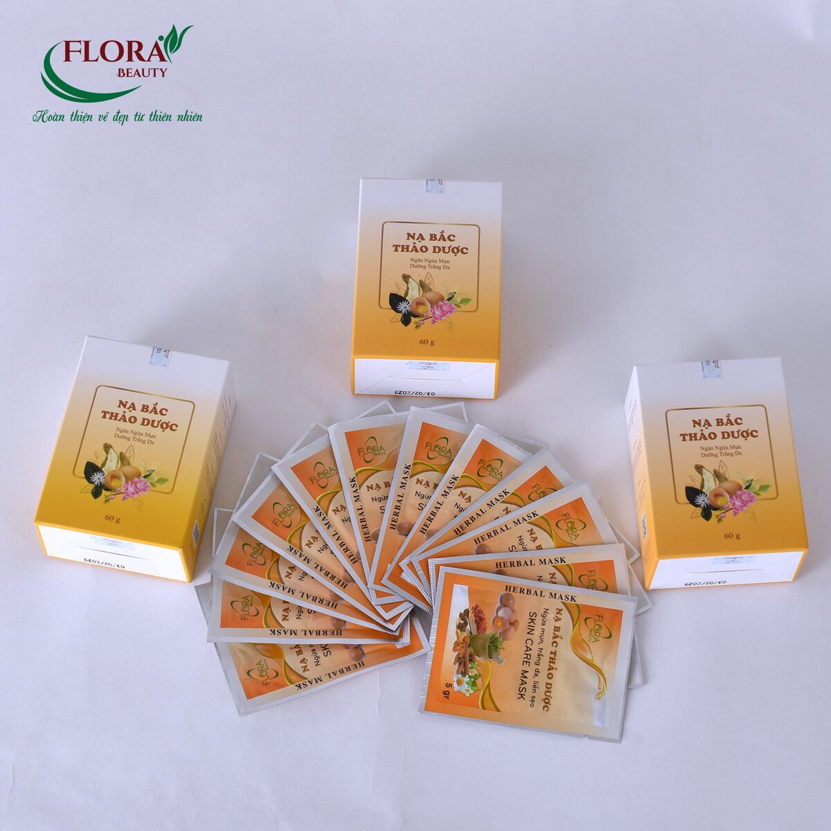 Nạ Bắc Thảo Dược Flora , Trắng da, Săn chắc, Ngừa mụn, Liền sẹo - Image 3