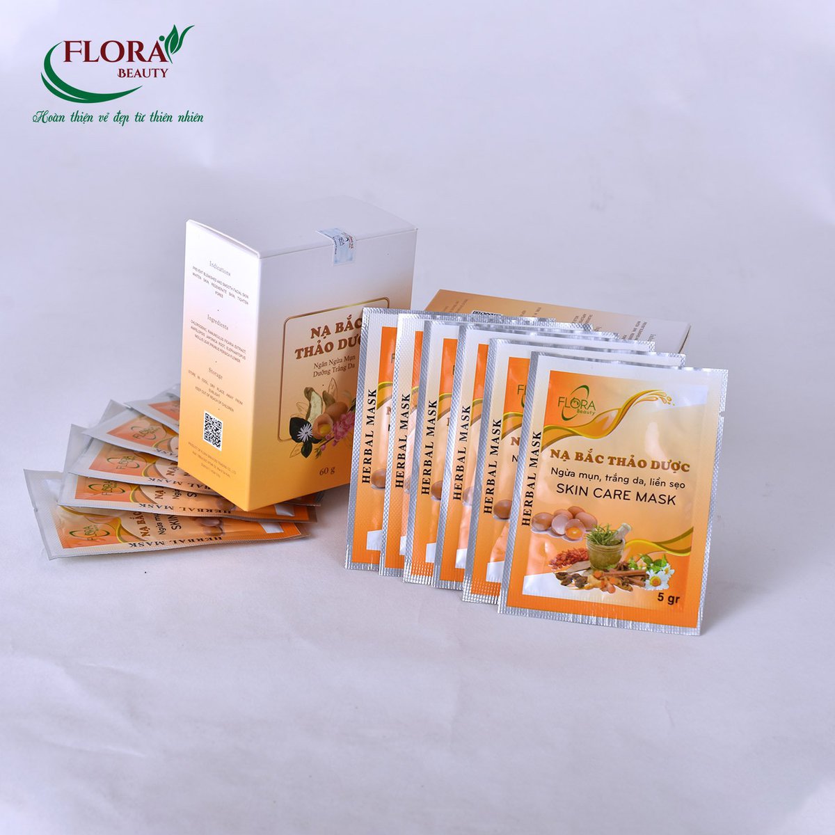 Nạ Bắc Thảo Dược Flora , Trắng da, Săn chắc, Ngừa mụn, Liền sẹo - Image 6