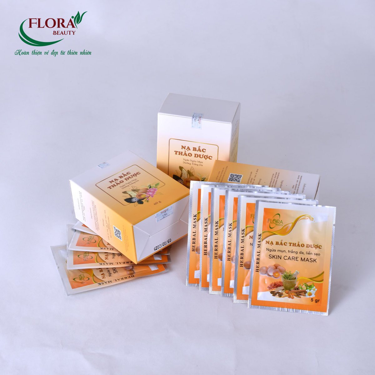 Nạ Bắc Thảo Dược Flora , Trắng da, Săn chắc, Ngừa mụn, Liền sẹo - Image 8