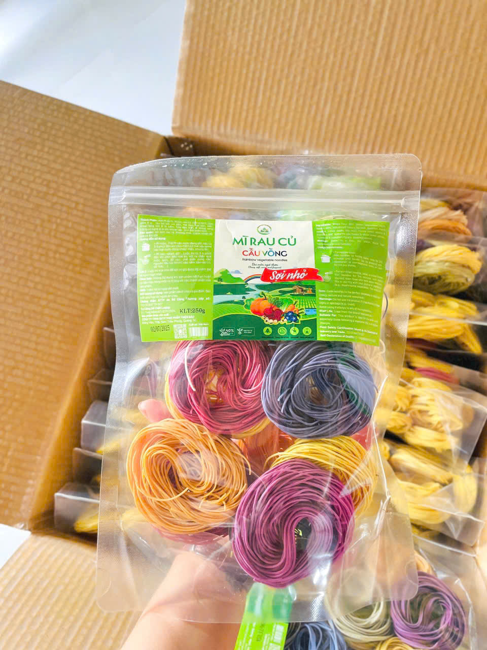 Mì sợi rau củ cầu vồng 500g – Đệ nhất mì ăn kiêng - Image 6