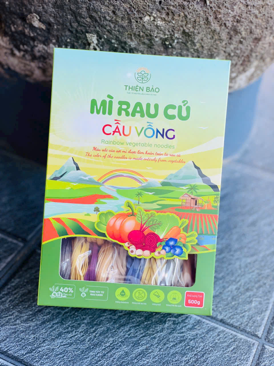 Mì sợi rau củ cầu vồng 500g – Đệ nhất mì ăn kiêng - Image 2