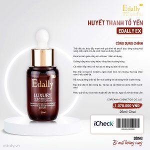 Huyết Thanh Tổ Yến Edally EX nhập khẩu Hàn Quốc