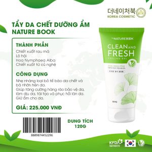 Tẩy Da Chết Dưỡng Ẩm The Nature Book Hàn Quốc