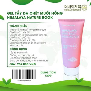 Gel Tẩy Da Chết Muối Hồng Himalaya The Nature Book Hàn Quốc