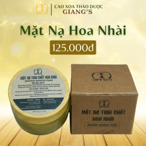 Mặt Nạ Hoa Nhài lọ 50gr - dưỡng trắng, cấp ẩm cho da mặt, cải thiện lão hóa da