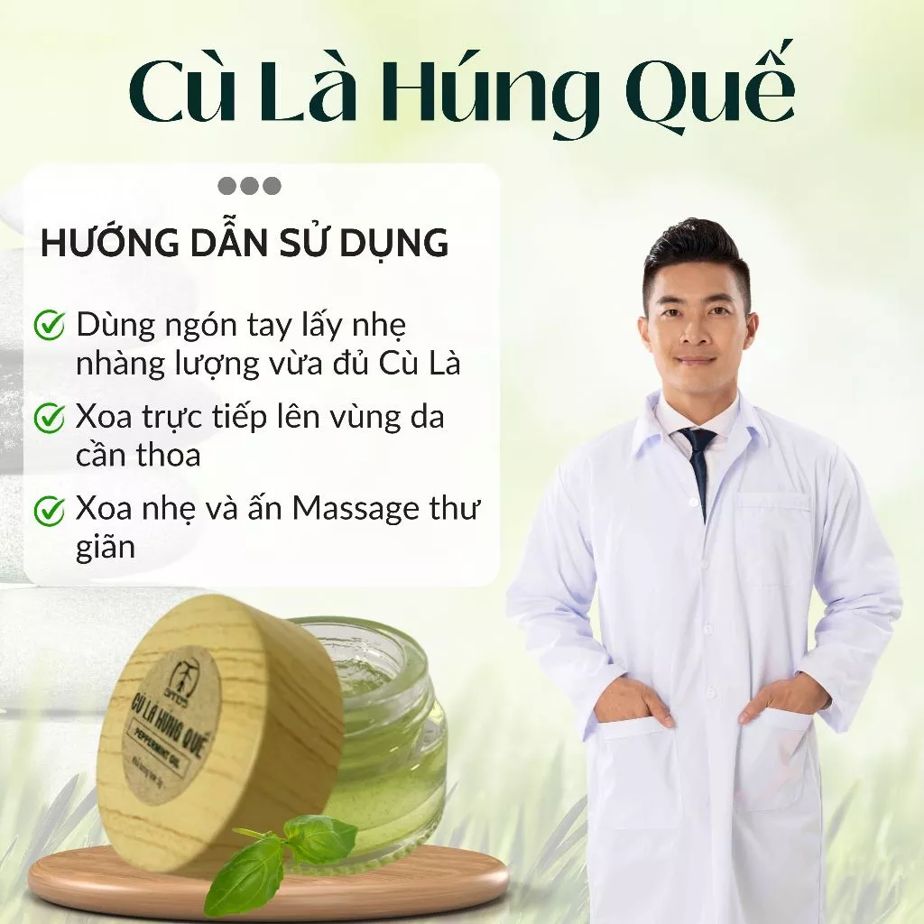 Dầu Cù Là Húng Quế 20gram | Dầu Cù Là dịu nhẹ thông mũi giảm căng thẳng hiệu quả - Image 4