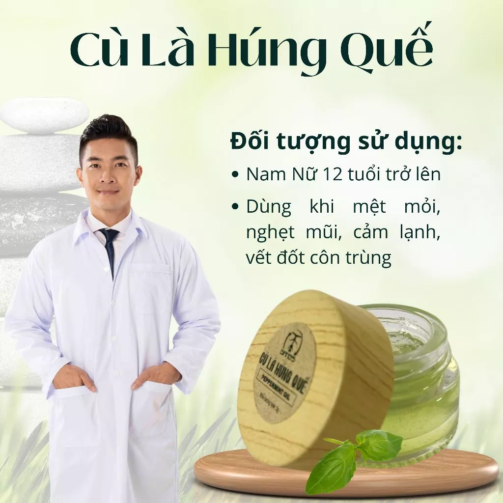 Dầu Cù Là Húng Quế 20gram | Dầu Cù Là dịu nhẹ thông mũi giảm căng thẳng hiệu quả - Image 5
