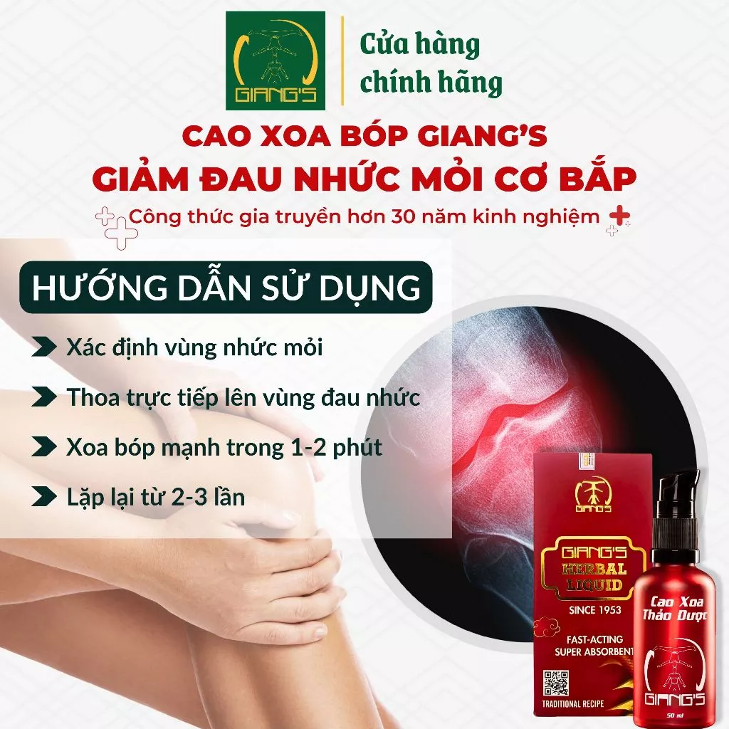 Cao xoa Thảo dược Giang's Hiệu quả nhanh - Hấp thụ tốt - Image 5