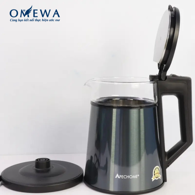 Ấm Đun Siêu Tốc Inox 1.5L 1355W APH-ST15G Tự Ngắt An Toàn - Image 5