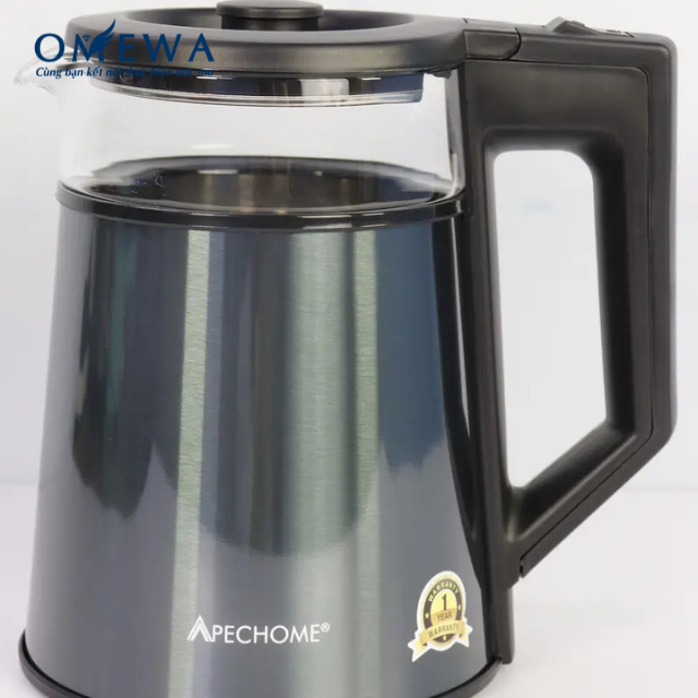 Ấm Đun Siêu Tốc Inox 1.5L 1355W APH-ST15G Tự Ngắt An Toàn - Image 2