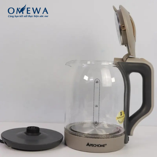 Ấm Đun Siêu Tốc Thủy Tinh 2.0L APH-ST20H – Đun Nhanh, Đẹp Sang, An Toàn Tuyệt Đối - Image 6