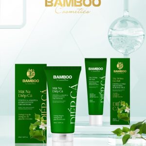 Combo Mặt Nạ Diếp Cá & Tẩy Da Chết Diếp Cá Bamboo – Dưỡng Da Mịn Màng, Sáng Khỏe