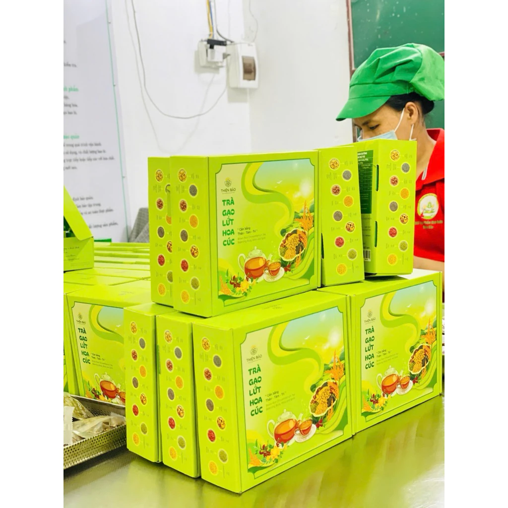 Trà Gạo Lứt Hoa Cúc Túi Lọc Thiện Bảo – Thảo Mộc Tự Nhiên, Thanh Lọc Cơ Thể, Hỗ Trợ Giảm Cân & Ngủ Ngon - Image 7